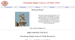 Desktop Screenshot of flushinghigh.com